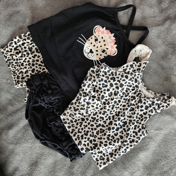 The Children’s PlaceBaby Girls Leopard 4-Piece Playwear Set - rice crackers - Picture 11 of 11